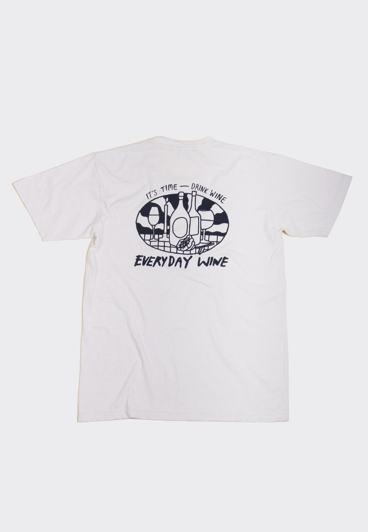 Everyday Wine Recycled T-Shirt - natural
