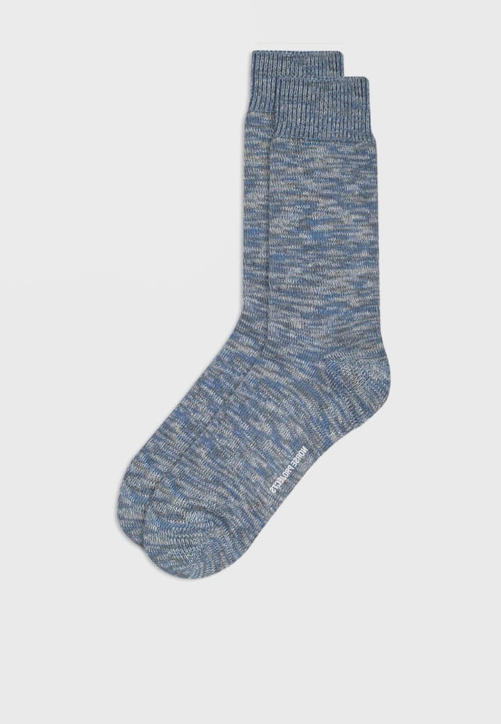 Norse Projects Bjarki Blend Socks - true blue - Good As Gold