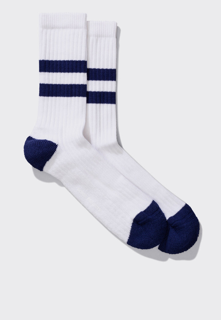 Norse Projects | Bjarki Cotton Sport Socks - twilight blue | Good As Gold, NZ