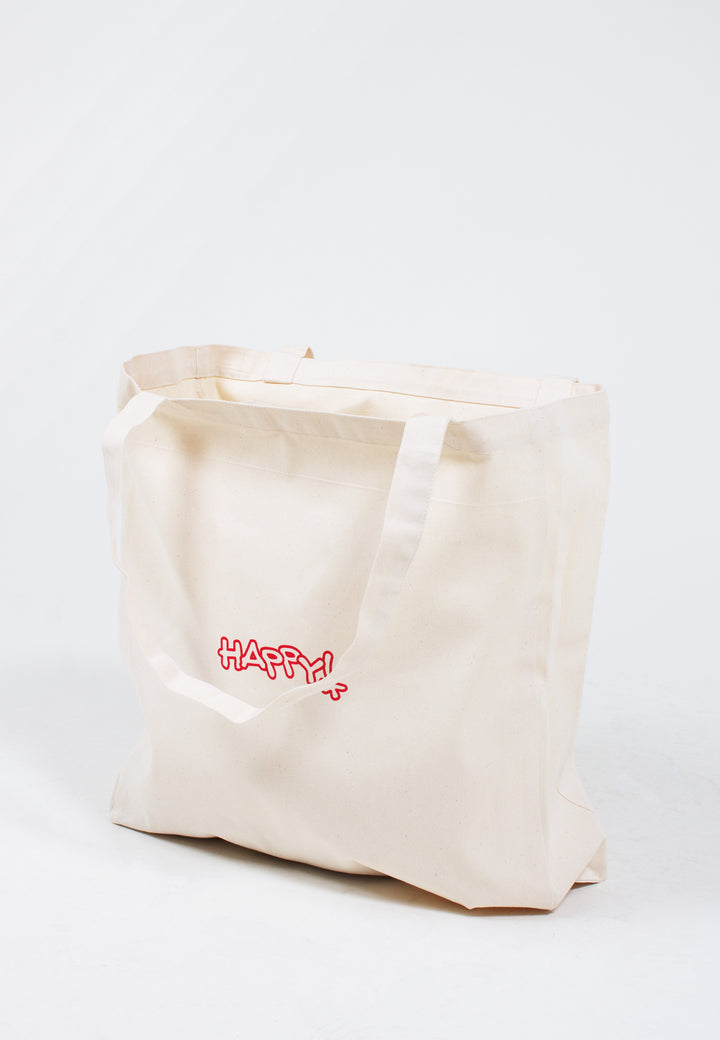 Happy! Tote - natural/red