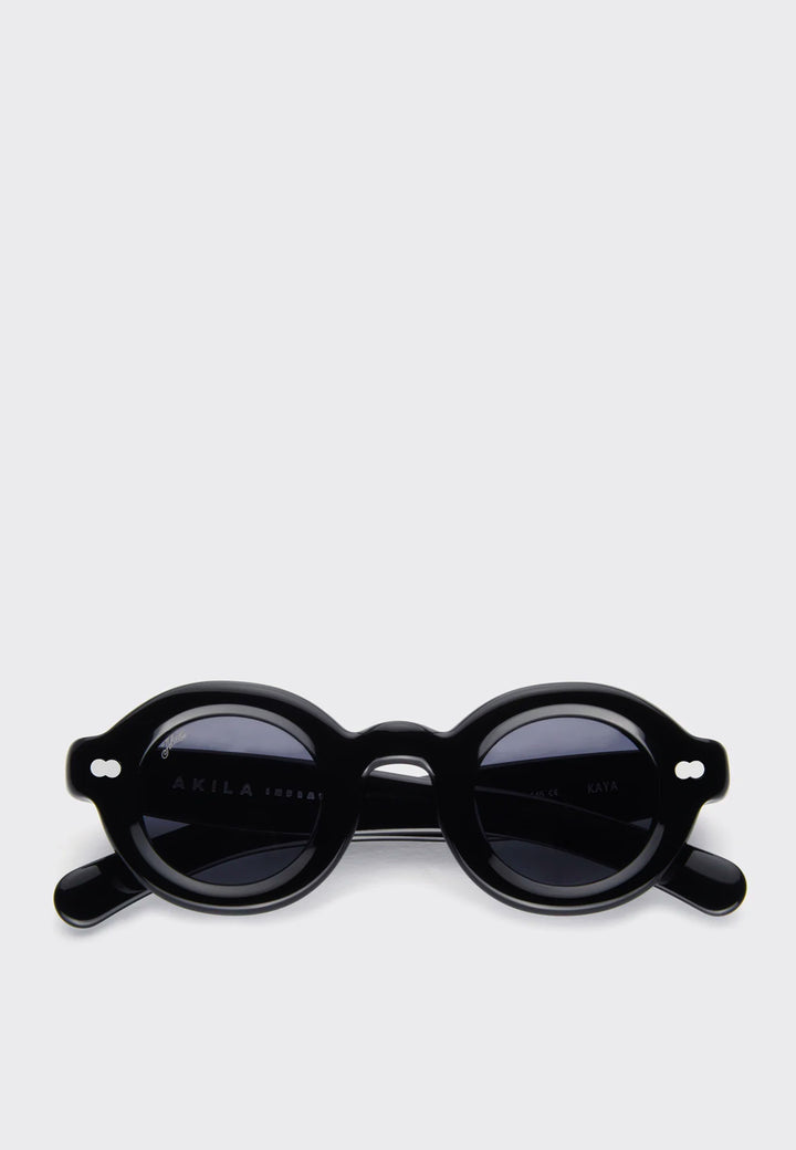 Kaya Inflated Sunglasses -  Black