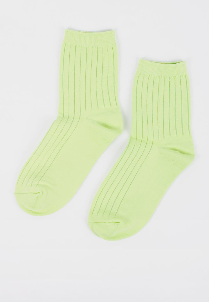Her Socks Solid - Lime