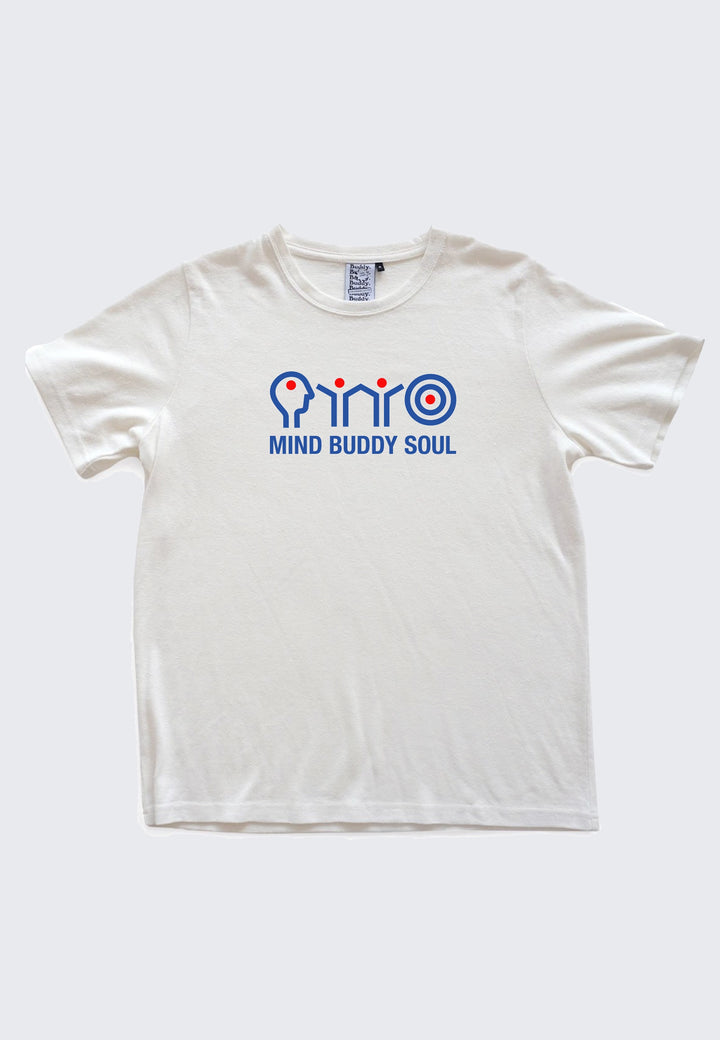 Mind Buddy Soul T-Shirt - white/blue