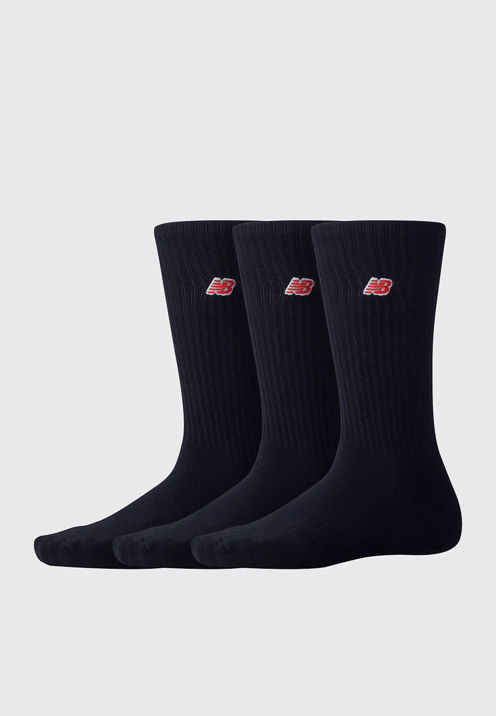 Patch Logo Socks 3 Pack - Black
