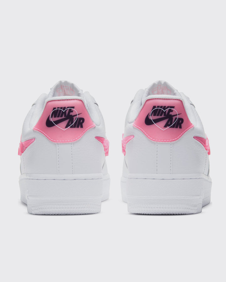 Womens Air Force 1 '07 SE Love For All - white/sunset/pulse black/clear