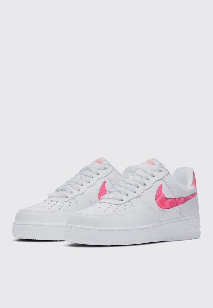 Womens Air Force 1 '07 SE Love For All - white/sunset/pulse black/clear