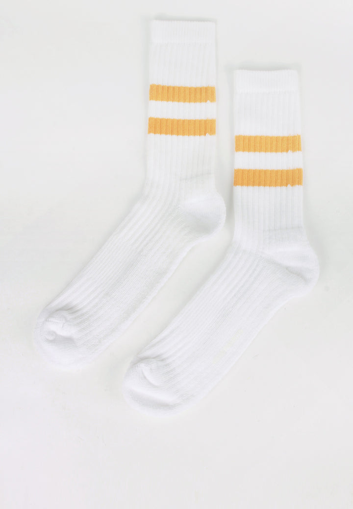 Norse Projects Bjarki Cotton Sport Socks -sunwashed yellow - Good As Gold