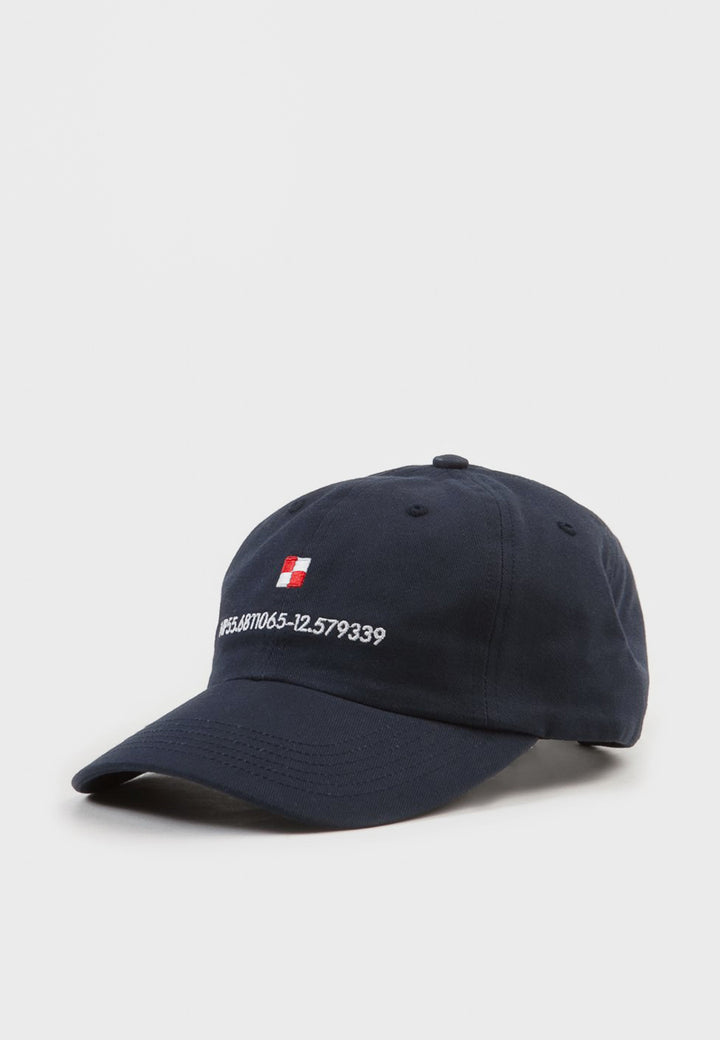 Norse Projects Coordinates Sport Cap - dark navy - Good As Gold