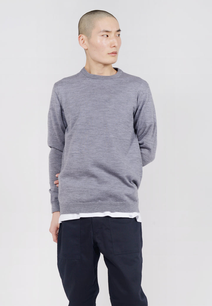 Norse Projects Sigfred Light Merino Sweater - charcoal — Good as Gold