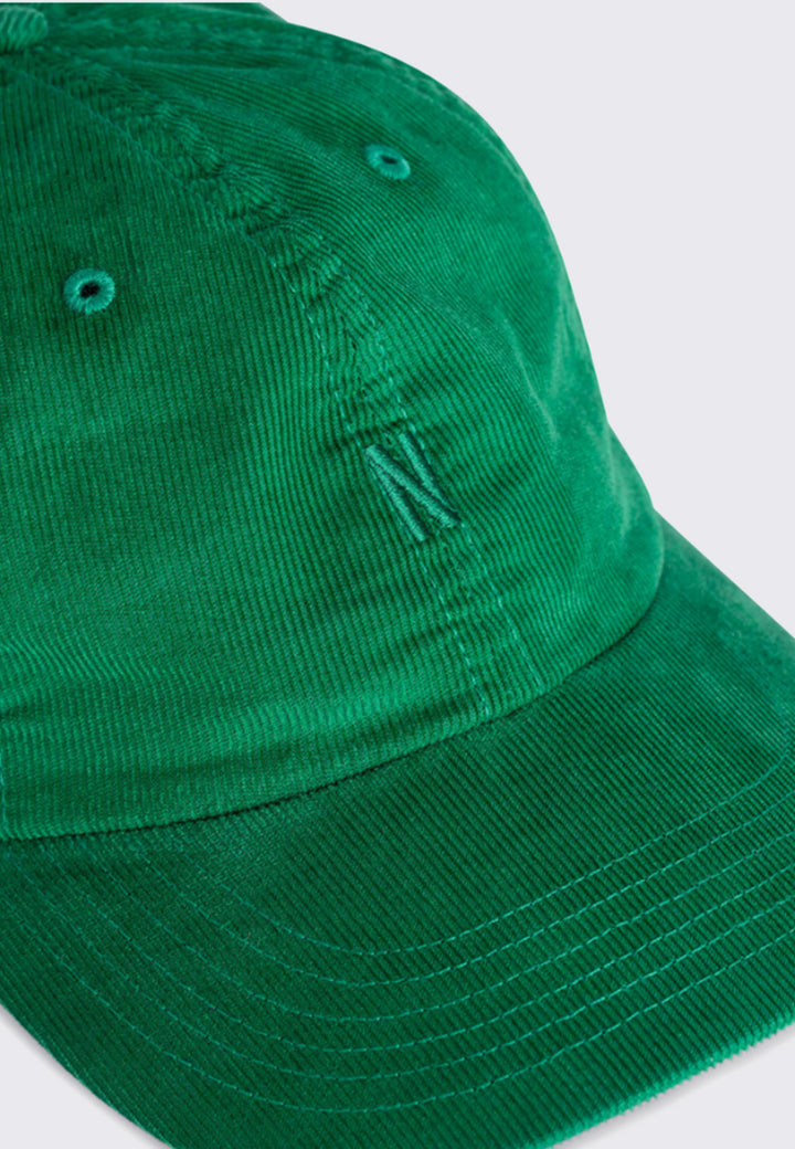 Baby Corduroy Sports Cap - sporting green