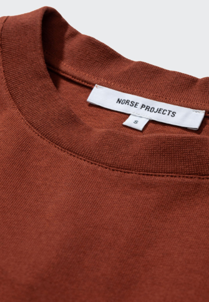 Ginny Heavy Jersey T-Shirt - madder brown