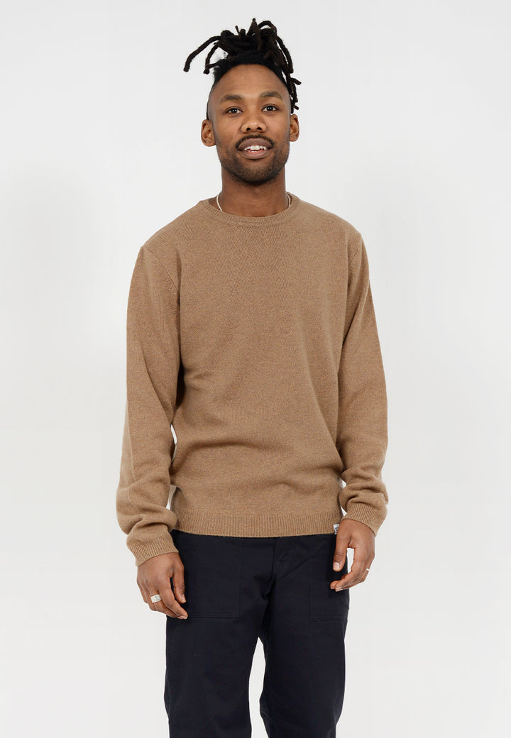 Sigfred Lambswool Sweater - camel