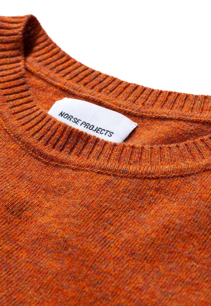 Sigfred Light Wool Sweater - cadmium orange