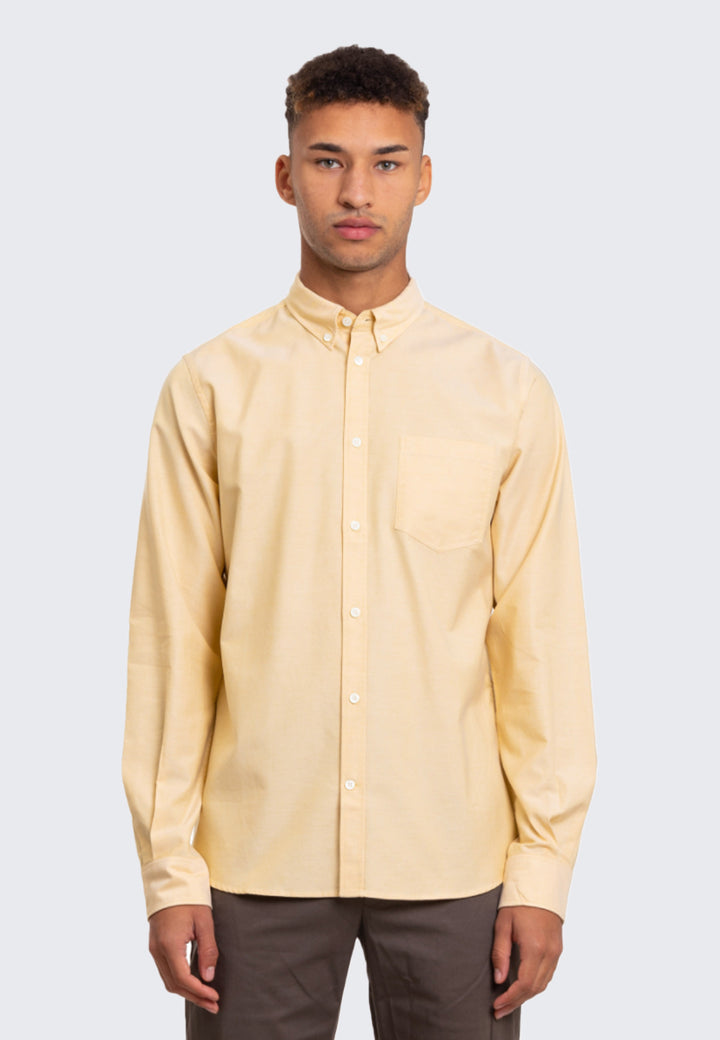 Anton Oxford Shirt - light yellow