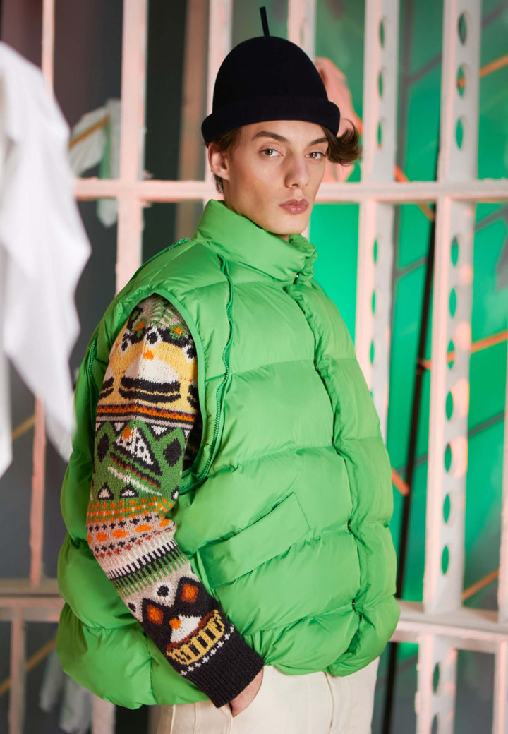 Filo Vest Jacket - jelly green