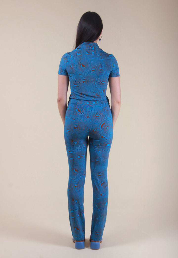 Lohan Pants - mosaic blue