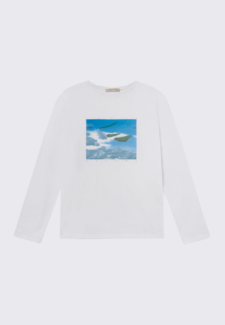 Souvenir Isole Paloma Long Sleeve T-Shirt - off white