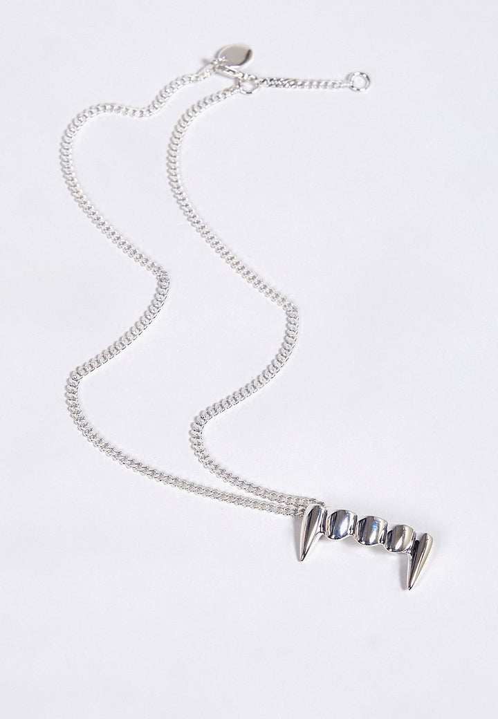 X.P P.A.M Orignal Fangs Necklace - silver