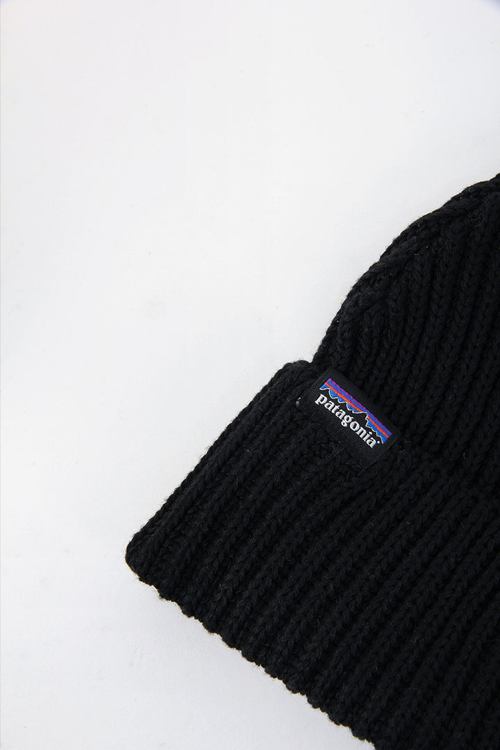 Patagonia Fishermans Rolled Beanie - black | GOOD AS GOLD | NZ