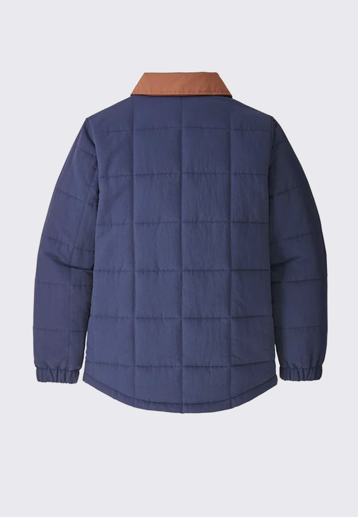 Isthmus Quilted Shirt Jacket - new navy