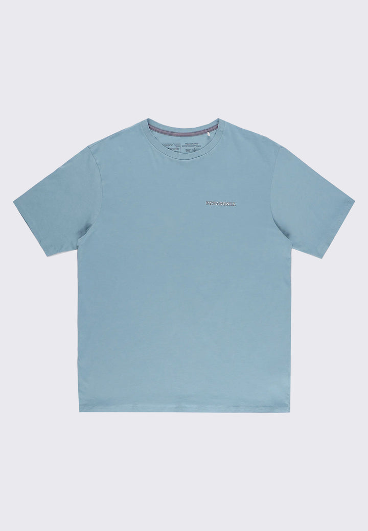 Summit Road Organic T-Shirt - upwell blue