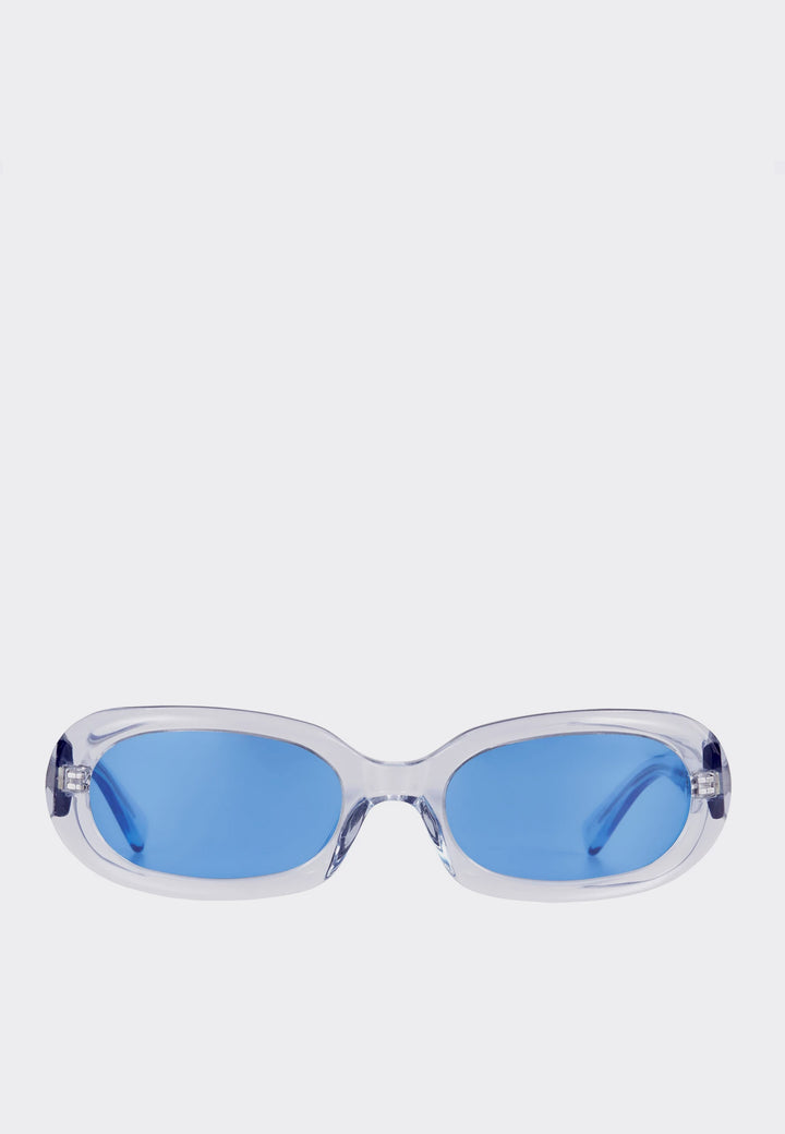 X Poms Nu/Age Retta Sunglasses - clear grey