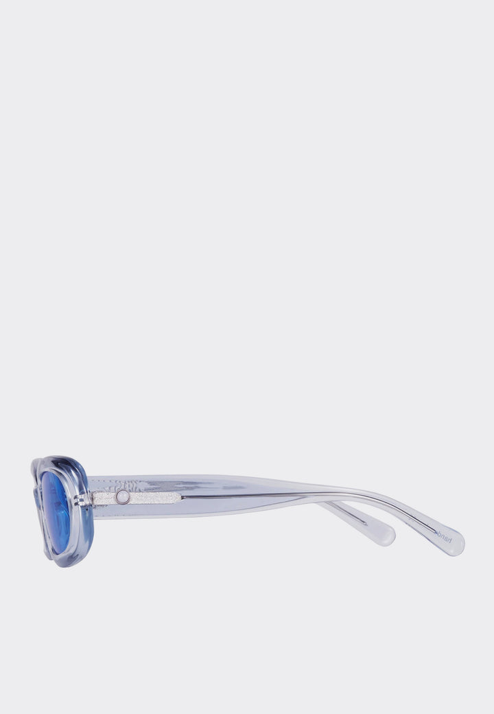 X Poms Nu/Age Retta Sunglasses - clear grey