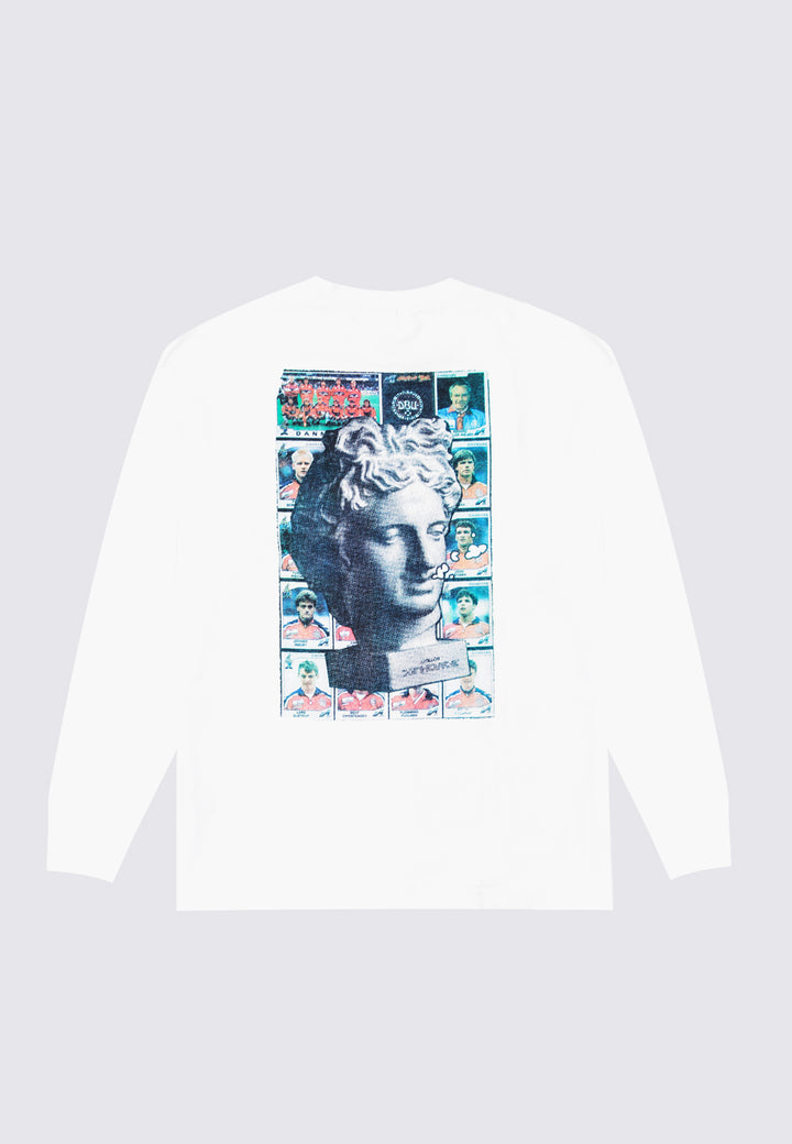 Stoned Long Sleeve Top - White