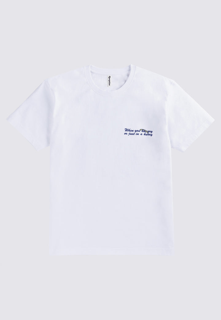 Food For Thought T-Shirt - white