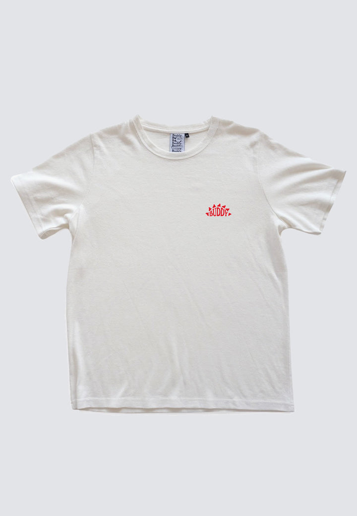 Rising Sun Logo T-Shirt - white/red