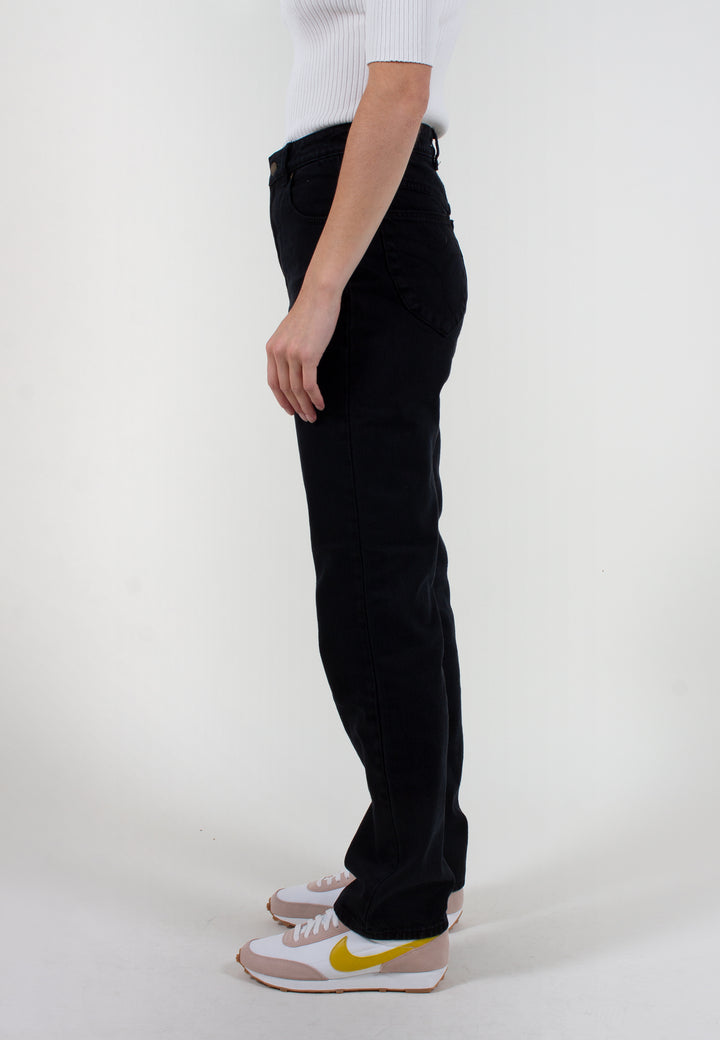 Original Straight Long Jeans - ash black