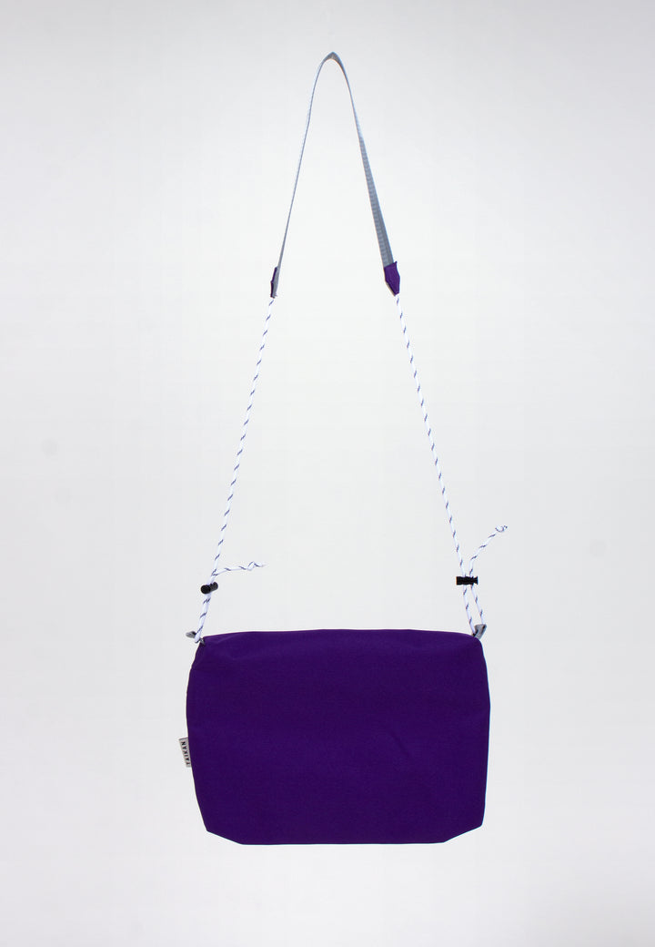 Sacoche Bag Large - purple/black mesh