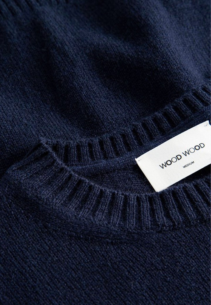 Kevin Lambswool Jumper - navy
