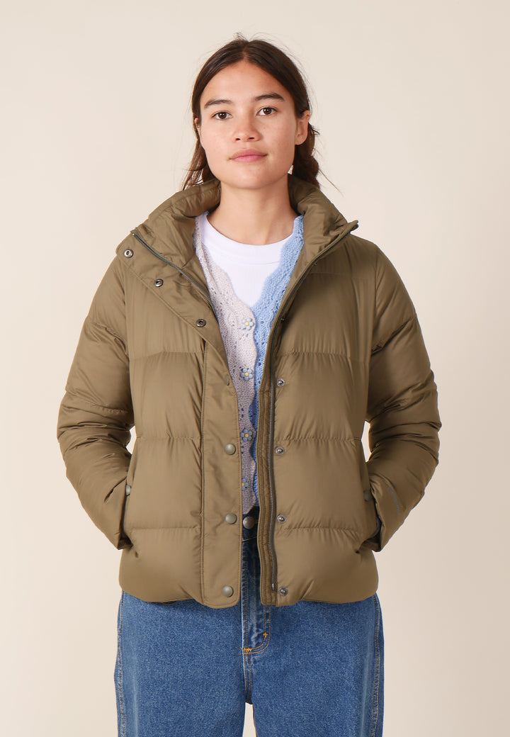Patagonia, Buy Womens Silent Down Jacket - basin green online, Good As  Gold